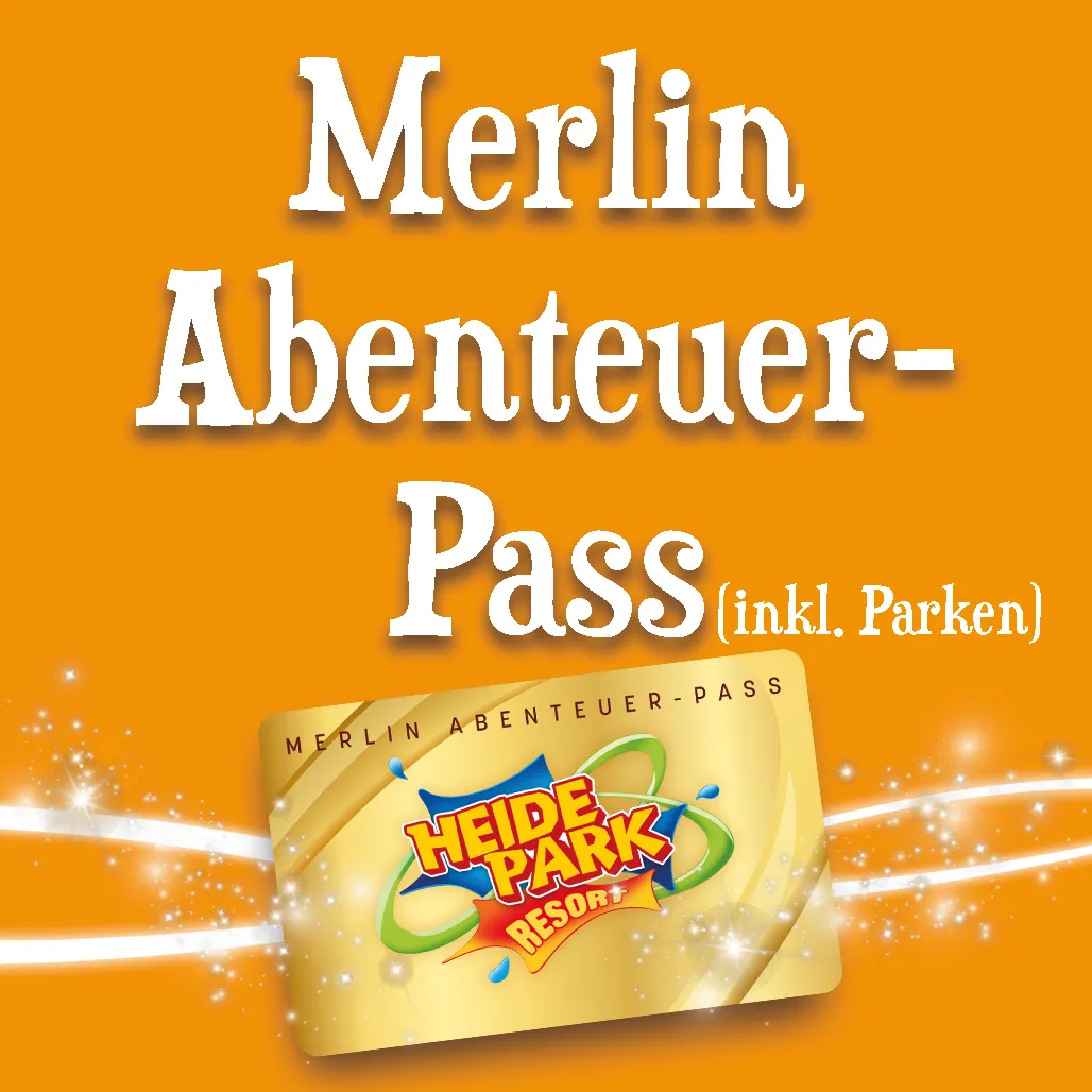 Merlinabenteuerpass+Parken 8,7X8,7Cm