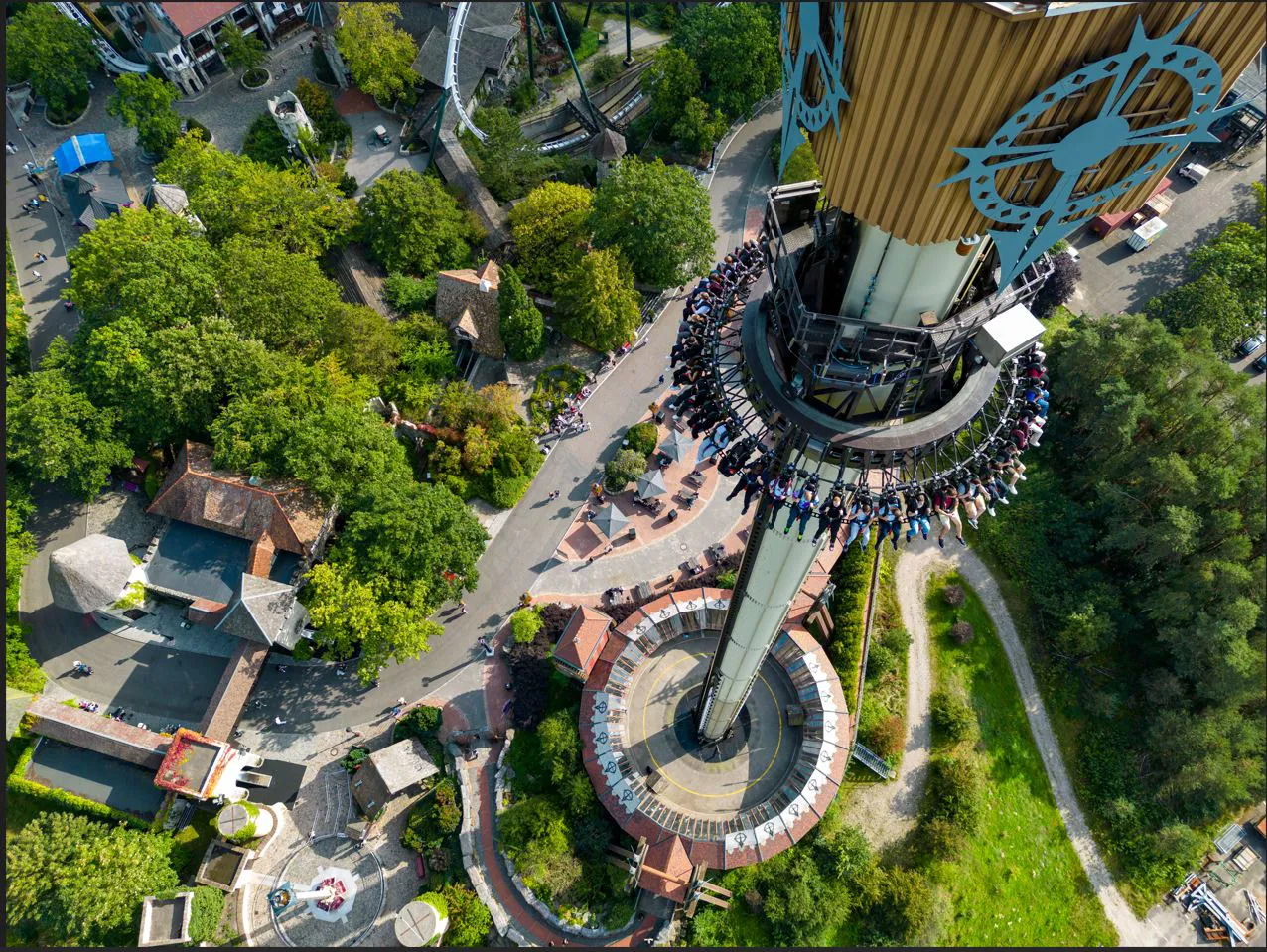 71 Meter freier Fall ist kein Problem für dich? Der Scream wartet auf dich!